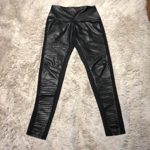 Bagatelle NYC Moto faux leather leggings